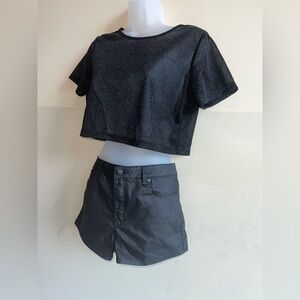 Forever 21 Black Jean Shorts